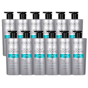 케라시스 헤어클리닉 두피 쿨링 샴푸 600ml x12개(1박스)