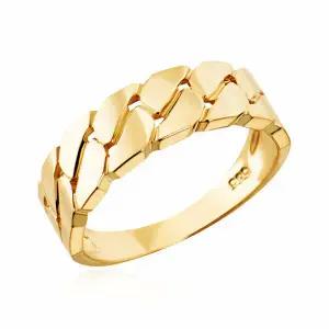 [비앤비골드] 18K 와일드 볼드 체인 반지 RCW14063