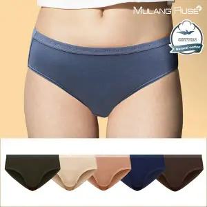 [하프클럽/물랑루즈]딜리버리 면스판 여삼각팬티 여성속옷 5종세트