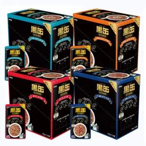 아이시아 흑관 그레인프리 주식파우치 70g 12개