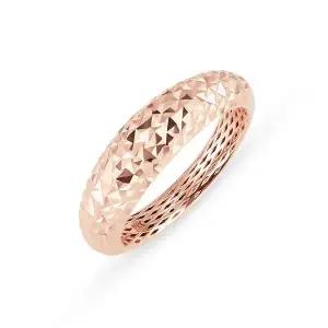 [도로시] 14k 볼록 컷팅 할로우 반지