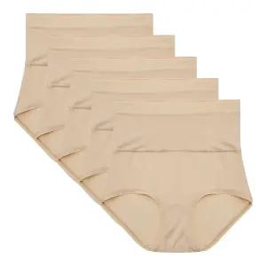 아이엠속옷 밤부모달 복대 팬티 5p 얇고 부드러운 여성 빅사이즈 똥배 팬티