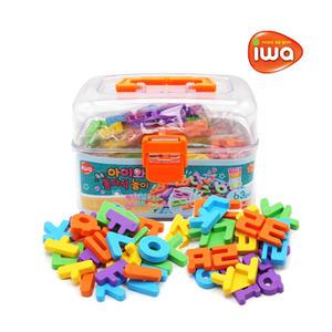 아이와똑똑 통자석놀이 자석글자 한글 숫자 영어