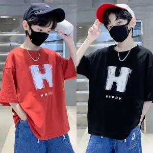 [삐삐네옷가게] 남아 주니어 해피반팔 여름 티셔츠 단품 초등학생옷