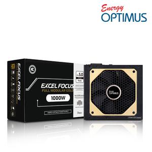 에너지옵티머스 EXCEL FOCUS 1000W 80PLUS GOLD 풀모듈러 ATX 3.0 (PCIE5) 컴퓨터파워 파워서플라이