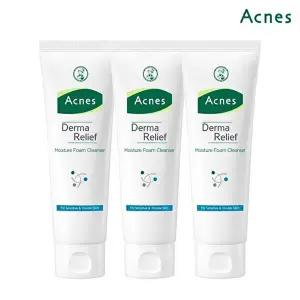 [아크네스]아크네스 더마릴리프 모이스처 폼 클렌져 125ml x3개