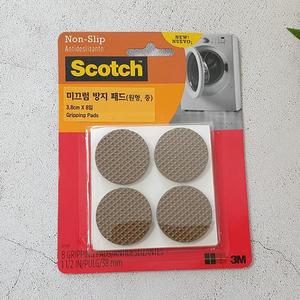 3M 스카치 미끄럼방지 패드 원형 중 3.8cm