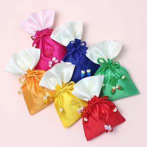 [박씨상방] 비단실크 복주머니 소A (색상다양)