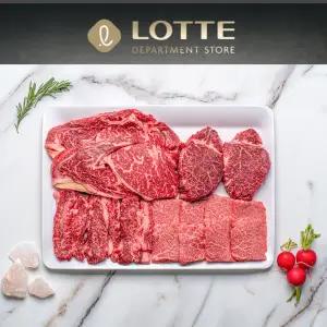 [롯데백화점]그린한컵 한우 1++등급 svip 세트 1.2kg