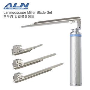 ALN 후두경 라링고스코프 LED램프 밀러블레이드 3종세트 구급 응급용품 (레링고)