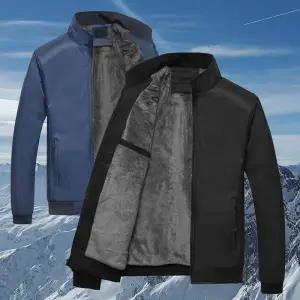 남자 겨울 블루종 기모 보아털 항공점퍼 사무실 정장 점퍼 자켓 작업복