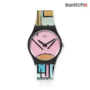 [본사 직영][SwatchXMoMA] 모마 몬드리안 젠트 스탠다드 GZ350