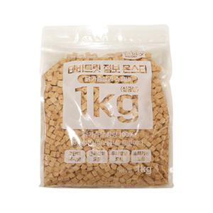 테비트릿 점보 몬스터 닭가슴살과 슈퍼바 1kg 고양이간식 강아지간식 대용량