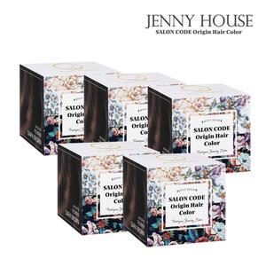 제니하우스 시즌3 살롱코드 오리진 헤어 컬러 염색약 (다크브라운) 5개