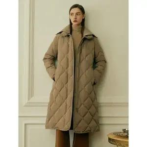 [마르조][1종]여성) 포인트카라 퀼팅 구스다운 점퍼