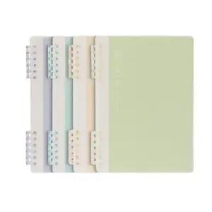 오피스큐 델리 HA550 파스텔 칼라스프링 노트 A5 80g 50매 랜덤