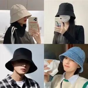 대두 데일리 빅사이즈 여성 소두 여자 모자 버킷햇 데님 벙거지 면 남자 남성