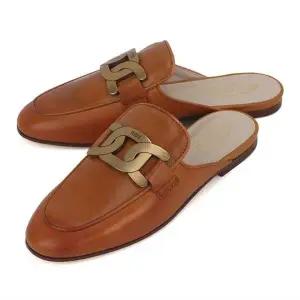 토즈 로고 체인 사보 뮬 슬리퍼 XXW79A0EX40 NF5C 812