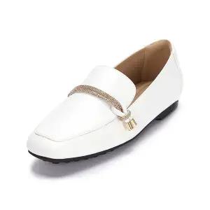 [무크]엠.무크 리썸 보석줄 콤비 로퍼 화이트 516423202ZY