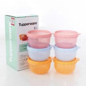 타파웨어 260ml 6종 냉동 냉장 밥 국 간식 소분 보관 밀폐 용기