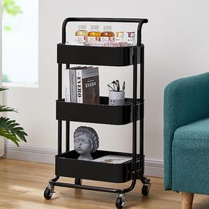 이동식 팬트리 선반 이케아 랙 무빙 수납 경략랙 틈새 철제 트롤리 카트