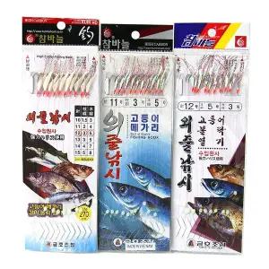 [금호조침]금호 외줄낚시카드채비(6본/10본) KS-301 KS-213 KS-145 고등어/메가리/볼락/열기