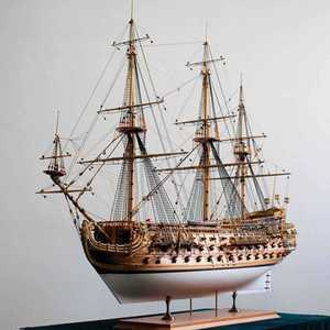 유령선 모형 범선 조립키트 DIY 돗단배 원목 선박 배