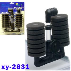 XY-2831 미니쌍기 스펀지 여과기 / 수족관 어항 수조 여과 리필 필터 에어 단기 쌍기 구피 열대어