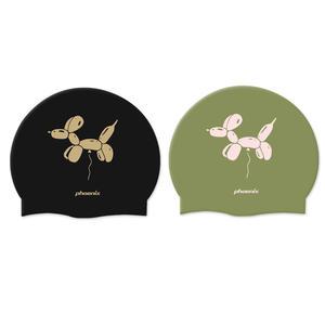 피닉스 PSC-03 디자인 실리콘 수영모 퍼피벌룬