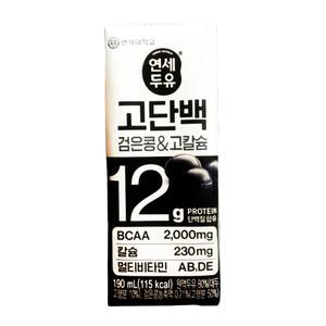 연세두유 고단백 검은콩 고칼슘 190ml 96개