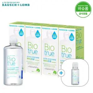 [바슈롬][공식] 바이오트루 렌즈세척액 500ml x4개 (+60ml)