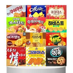 [판다네 마켓] 칠만 과자 C세트 회사 사무실 탕비실 세미나 학교 학생 어린이 대용량 간식 스낵 다과 과자선물세트