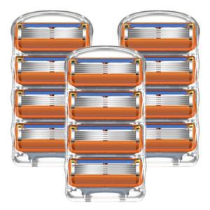 [호환] 질레트 5중날 교체 리필 면도날 퓨전 프로쉴드 프로글라이드 파워 매뉴얼 12입