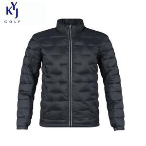 [김영주골프] 경량 웰론 지퍼 남성 패딩점퍼(네이비)