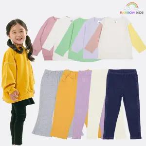 [보리보리/레인보우 키즈]유아동 봄 가을 맨투맨 긴팔티 니트티 레깅스 팬츠 무지티 39 상품 모음전