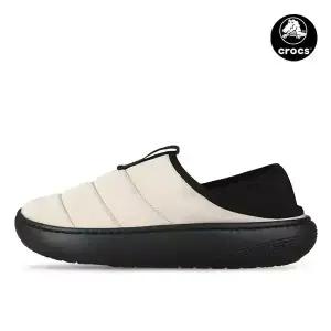 크록스 클래식 퍼프 모크 겨울 방한 패딩 슬리퍼 210706-0LK