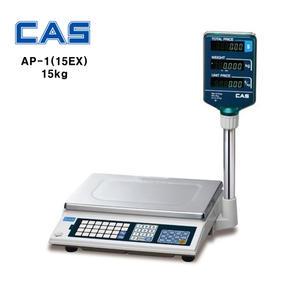 카스 AP-1(15EX) 유통형저울 상거래용저울 과일 청과 마라탕 식당 15kg