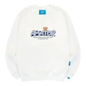 엘라모 기모M 아마토르 맨투맨 남녀공용 빅사이즈 S~4XL