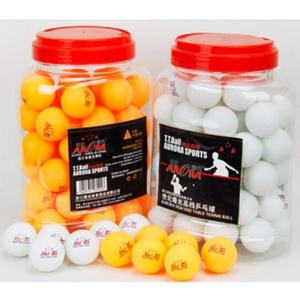 파이브온 탁구공 주황색 흰색 80개입 1통