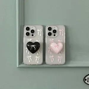 메이드모먼 soft ribbon 디자인 반투명 폰케이스