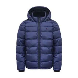 타미힐피거 남성 퍼포먼스 푸퍼 후드 패딩 재킷 점퍼 네이비 158AN508-MID