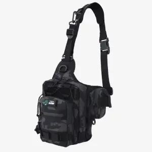 쿠미 막담아 워킹 루어 낚시 보조 가방 슬링백 허리가방 힙색 배스 밀리터리