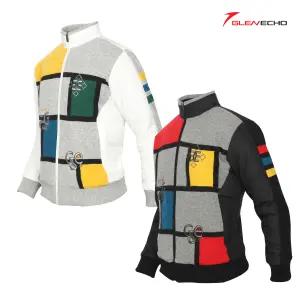 그렌에코 ges24305_new 남성 컬러 배색 니트 방풍 점퍼/4온스/안감/겨울아우터