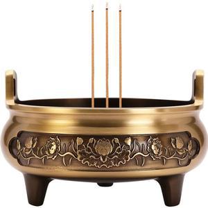 유기향로 청동향로 골동품 법당 제사 향 테라피 명상 향꽂이 엔틱 불교 인테리어