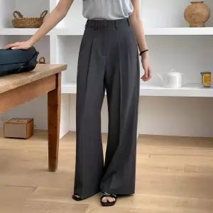 [코코블랑] 코즈 비죠 투핀턱 슬랙스(숏,미들,롱)