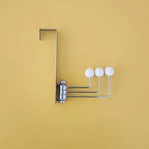 옷걸이 회전형 후크 3구 도어 행거3단행거 (WFGU6V7)