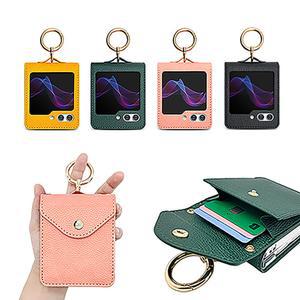 쥬아르 아리O 케이스 갤럭시 Z플립7/7FE/6/5/4/3/2 핑거 링 카드 지갑 다이어리