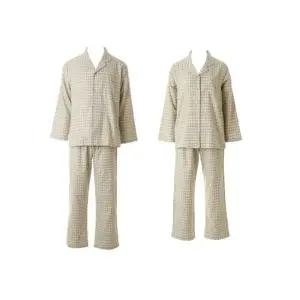 [갤러리아] [커플]면100% 파스텔 선염체크 파자마(VPA4501WM_BE)