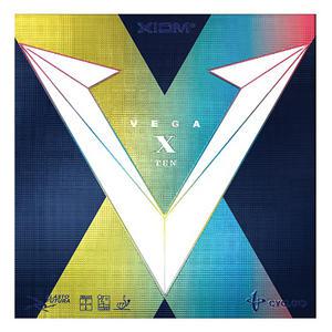 XIOM 탁구러버 프로러버 VEGA X 베가텐 레드 블랙