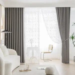 [커튼만] 지나송 아그네스 형상기억 암막커튼 중형